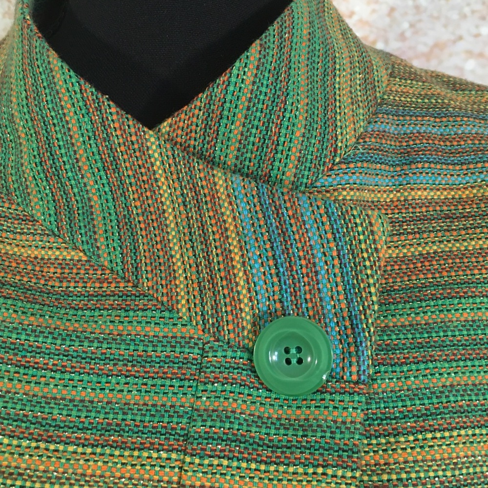 Zara Basic Multicolored Crop Jacket - image 7